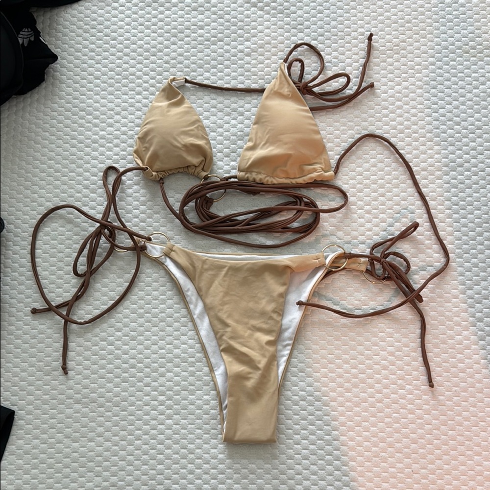 Tan Bikini Set